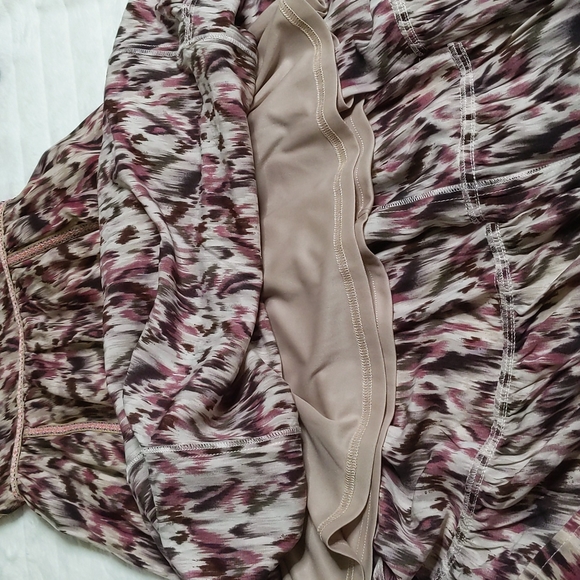 ENTRÓ • ANTHROPOLOGIE Abstract Print Midi Dress ~ NWT - Picture 9 of 13